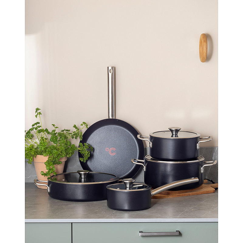 Cuisine Chef Stekegryte ø 28 cm lav m/glasslokk Chef