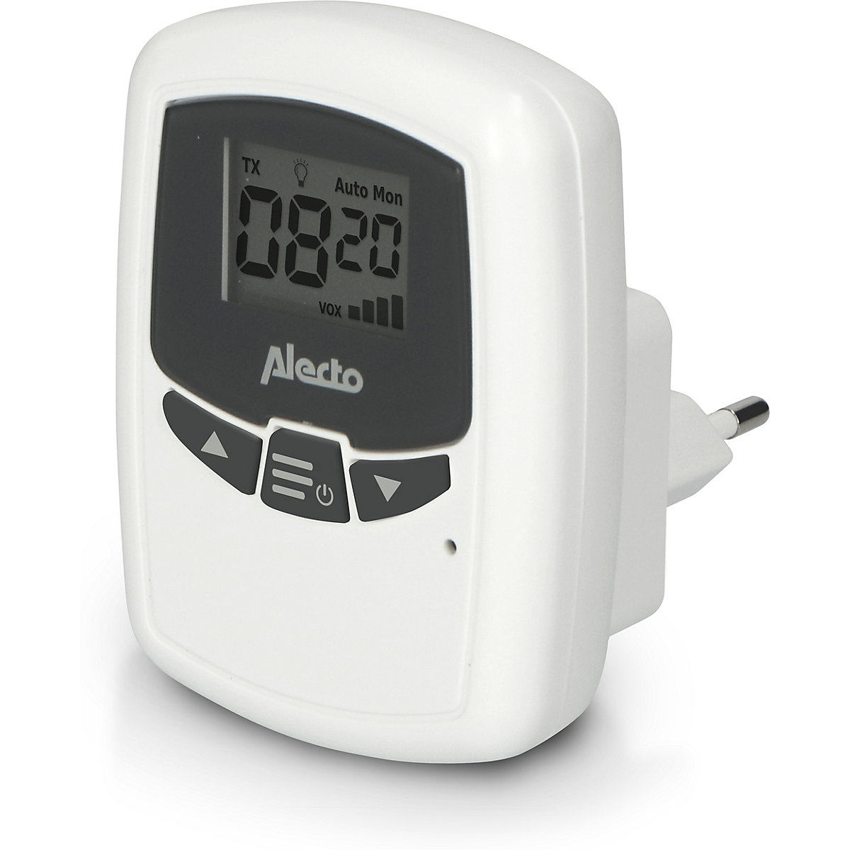 DBX-80 - Babyphone mit Reichweite von bis zu 3.000 Metern, weiß/anthrazit