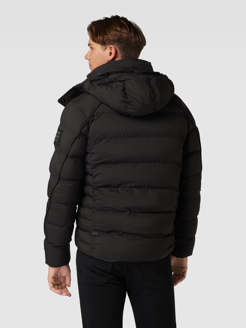 Steppjacke mit Label-Details Modell 'Whistler' in schwarz