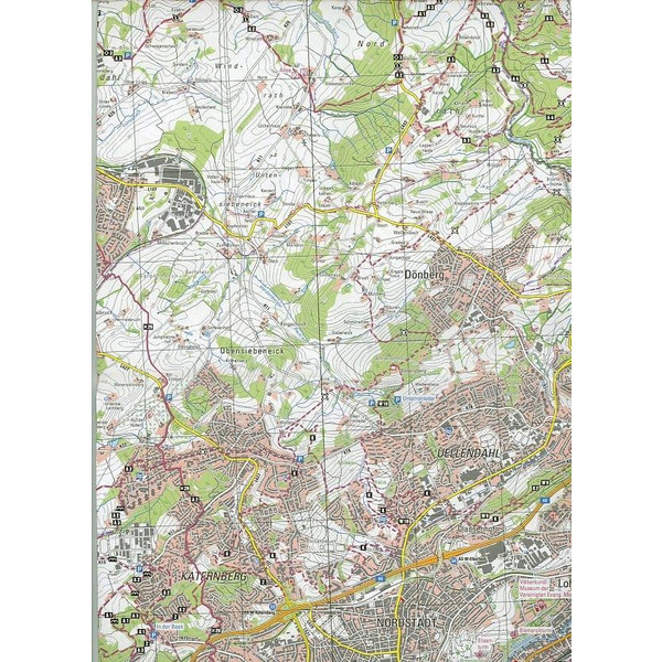 Nordrhein-Westfalen Wanderkarte 11 Wuppertal und Umgebung 1  : 25 000 - Wanderkarte