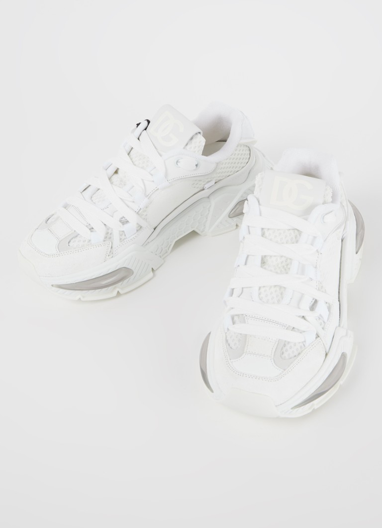 Baskets Dolce & Gabbana Airmaster avec détails en cuir de veau