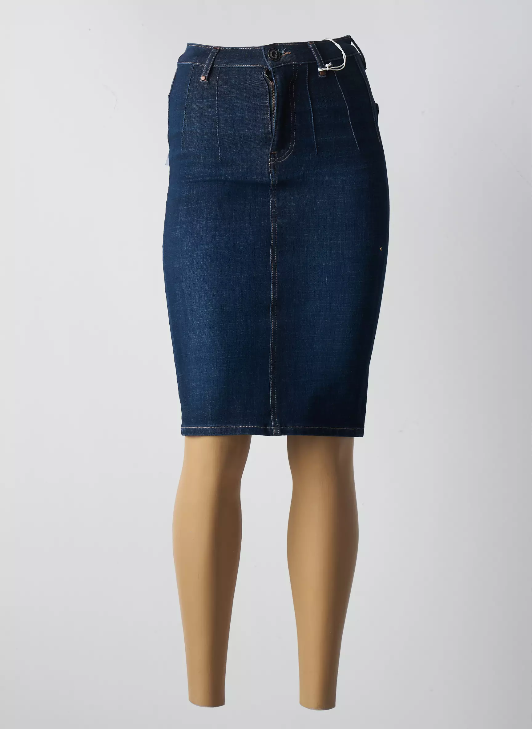 Guess Jupes Mi Longues Femme couleur bleu