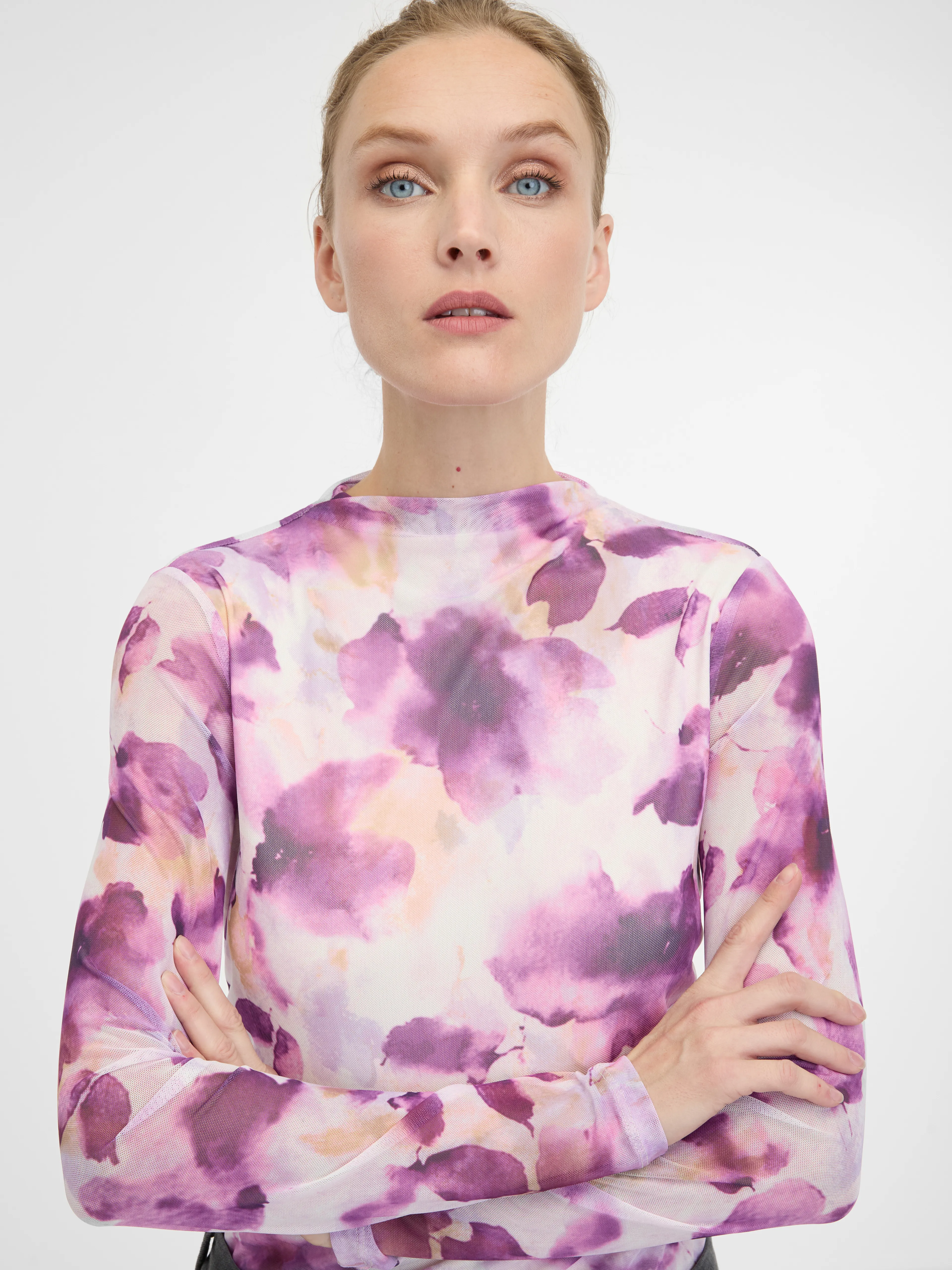 Rosa Damen Langarm-T-Shirt ORSAY