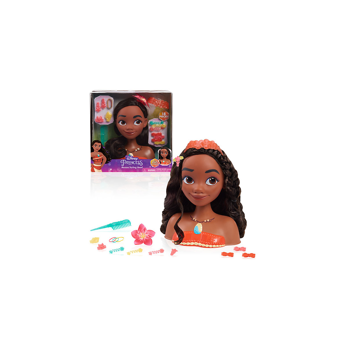 Schminkkopf   Princess Basic Moana Styling Head