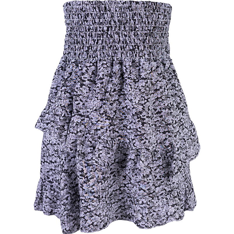 Volangskjørt str S/M-L/XL m/blomstermønster