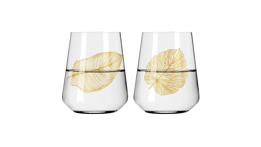 RITZENHOFF Allround-Glas Sparkle 2er Set #3 #4 Ritzenhoff Design Team 2023 Gold
