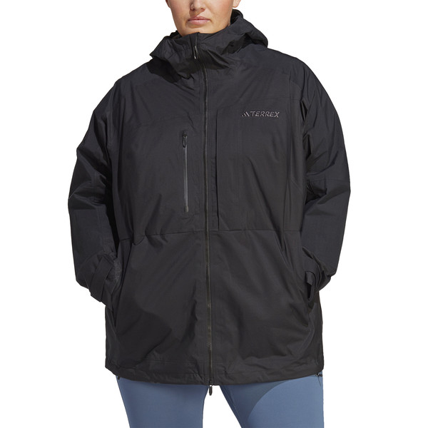 W TERREX XPLORIC RAIN.RDY JACKET PLUS SIZE Damen - Regenjacke