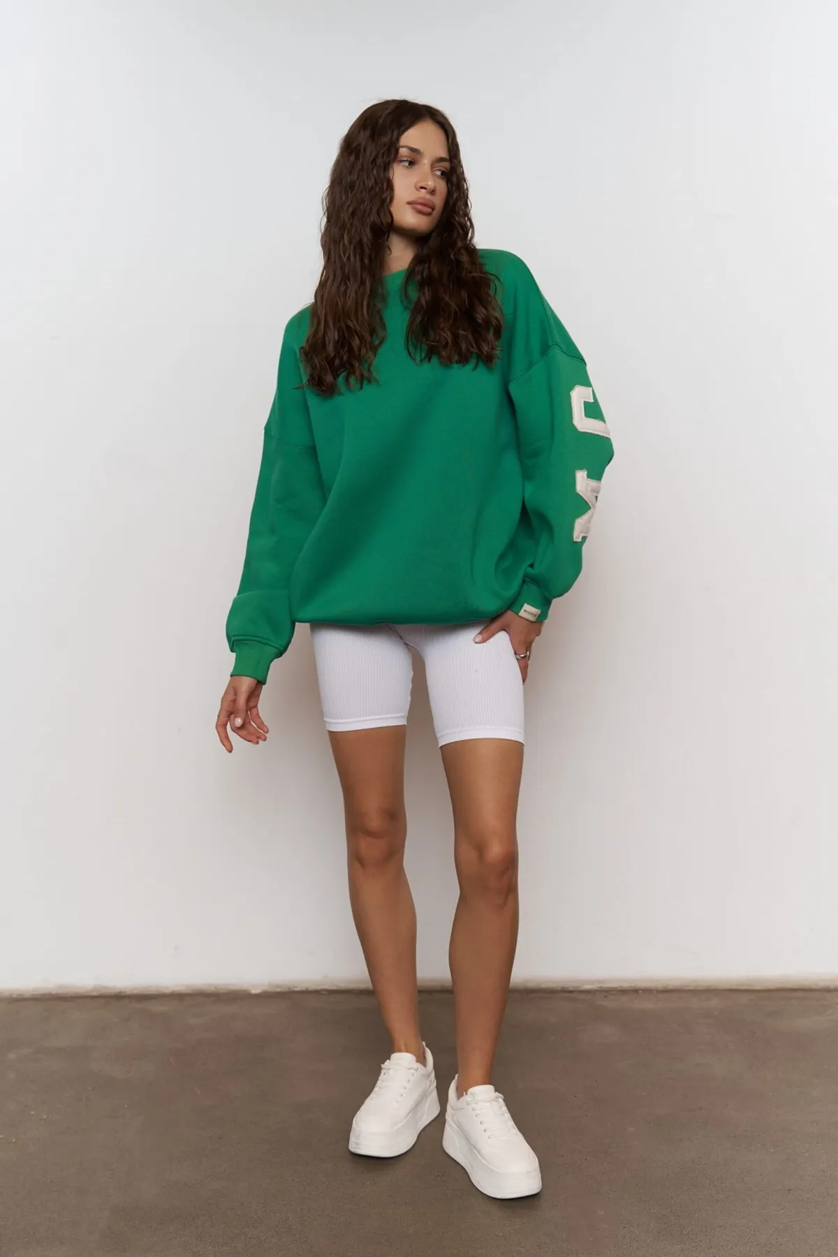 MAİ COLLECTİON  Saddle Mcllctn Benetton Oversize-Sweatshirt