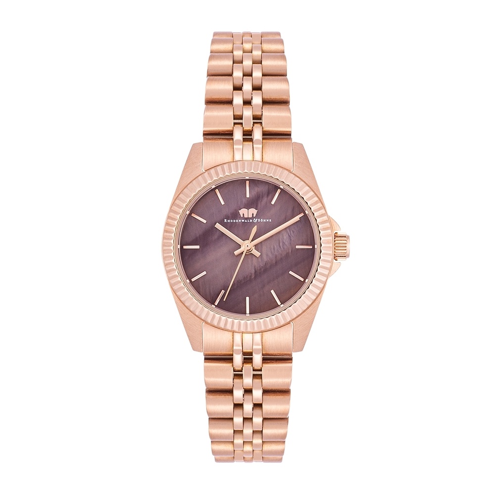 Rhodenwald & Söhne Montre à quartz Cassina en Or rose Acier inoxydable en Or rose Montre