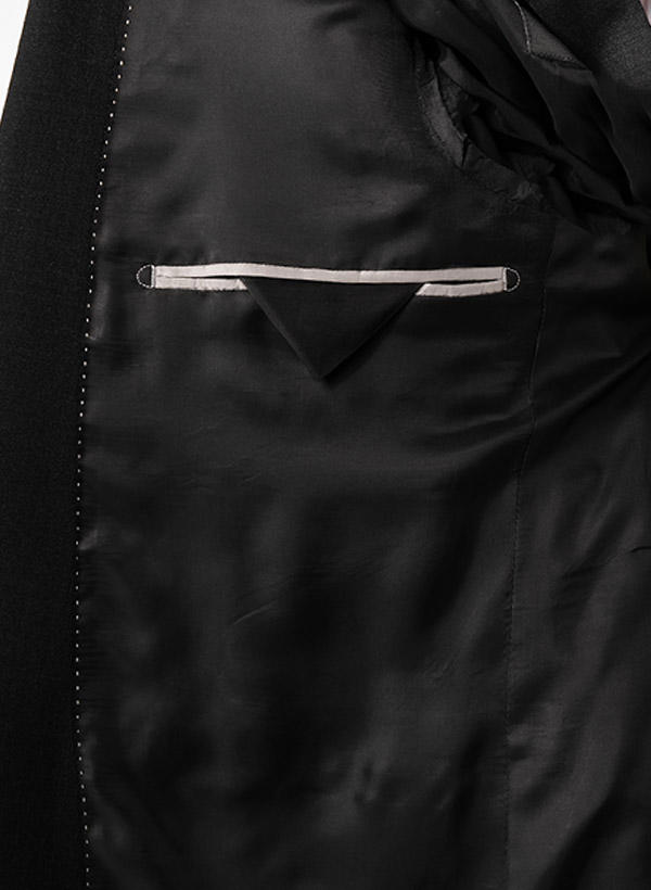 DIGEL, Anzug mit Weste, Modern Fit, Schurwolle, schwarz