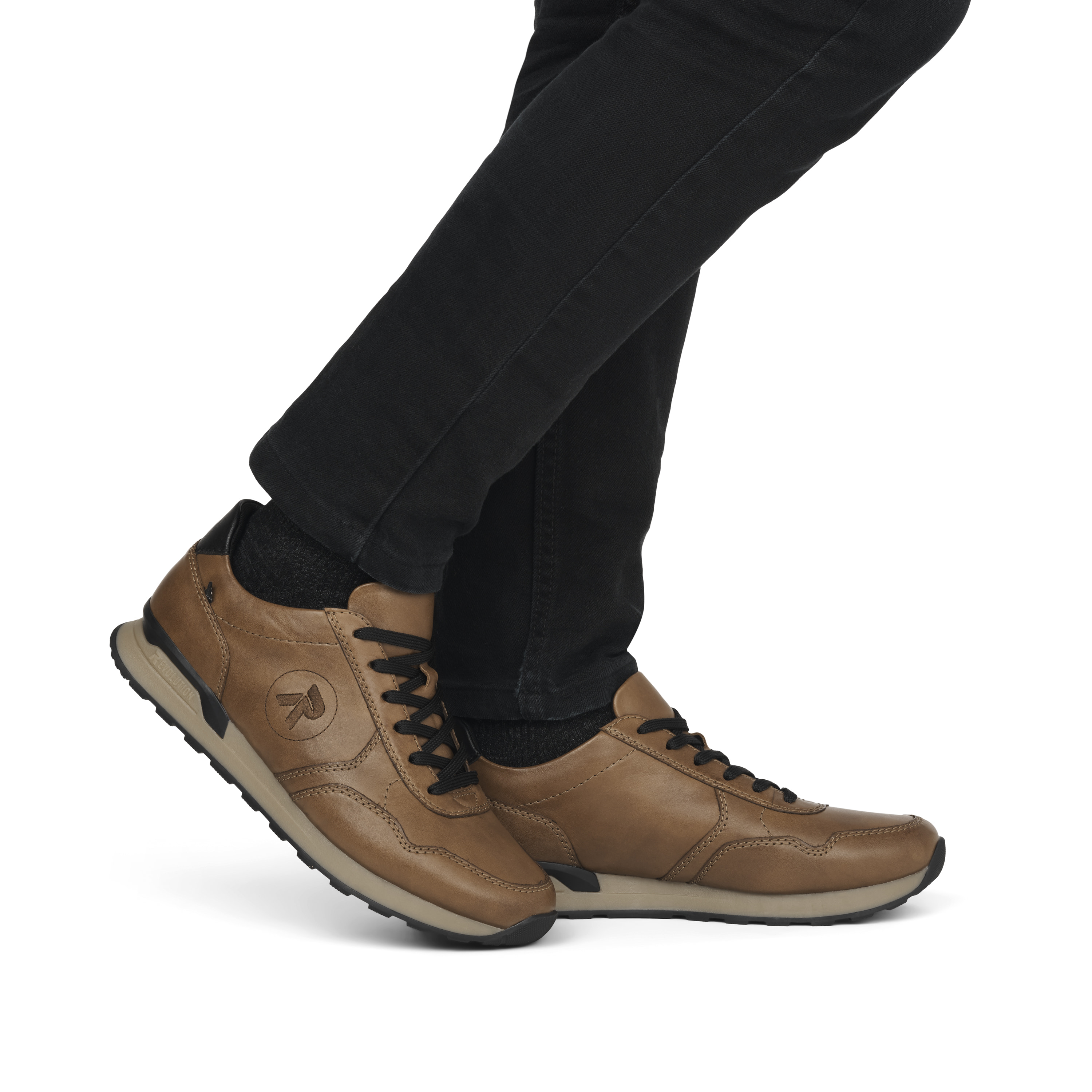 Rieker Herren Sneaker Low nut brown