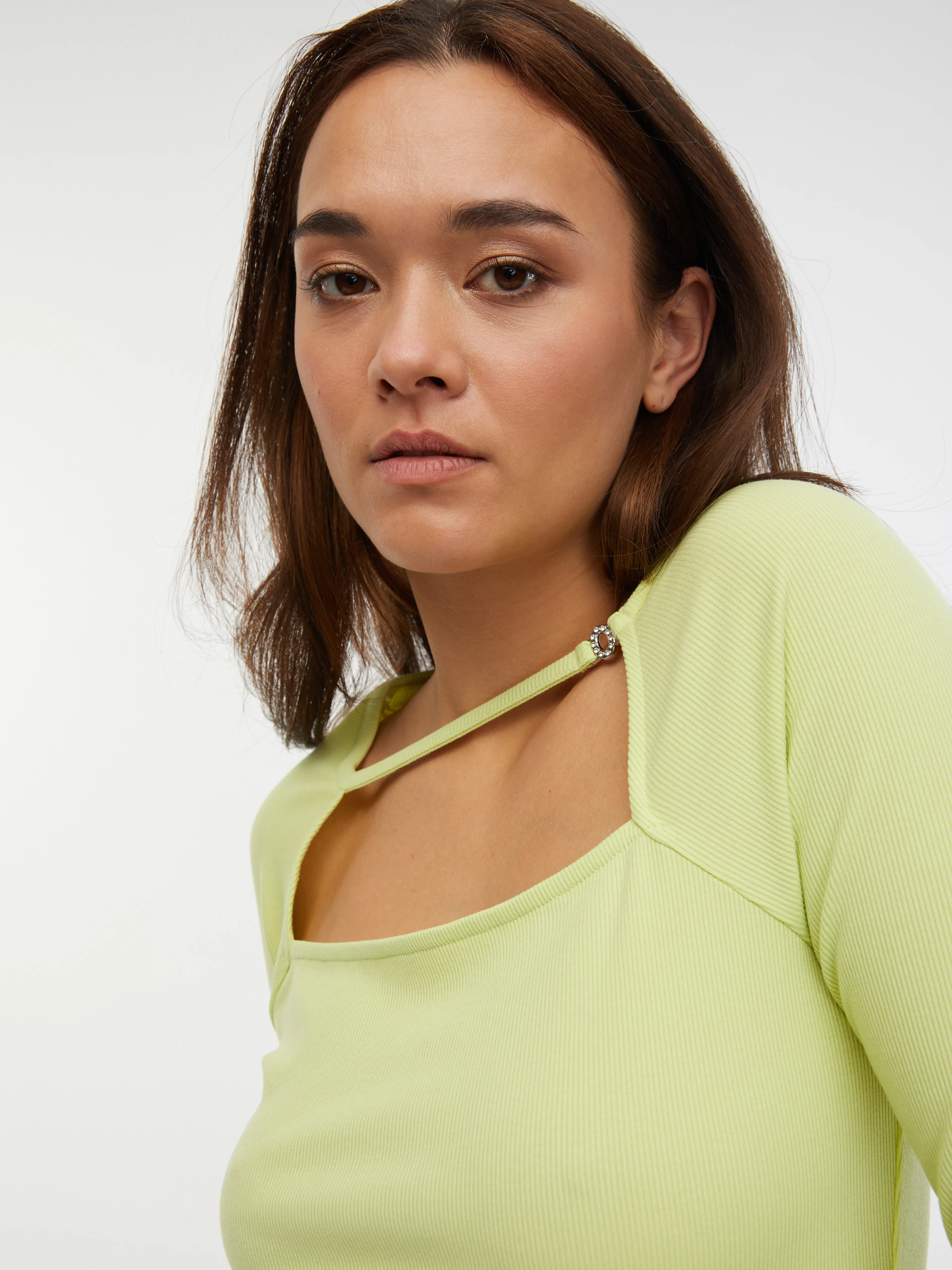 Hellgrünes Damen-T-Shirt ORSAY