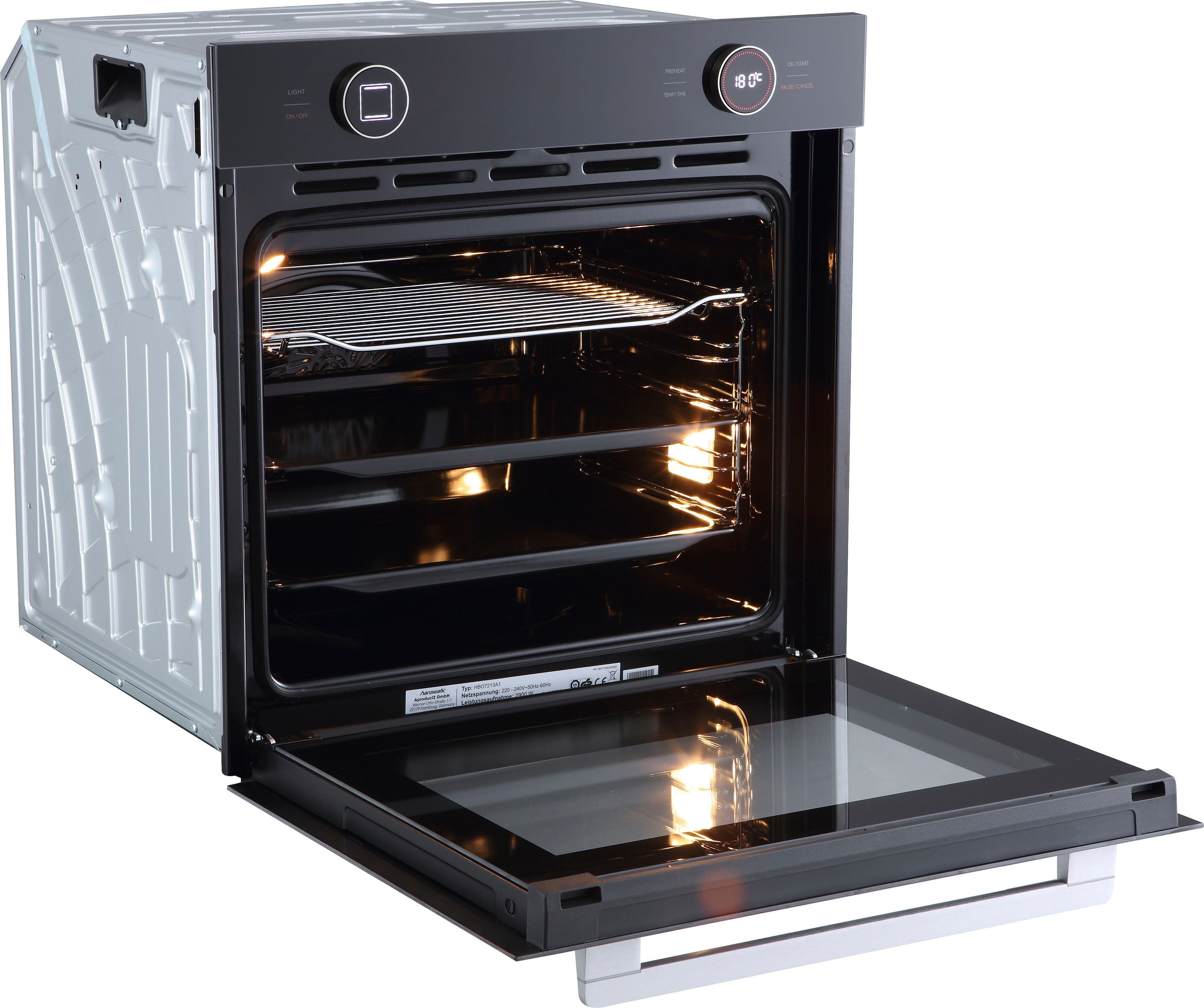 Hanseatic Einbaubackofen HBO7213A1