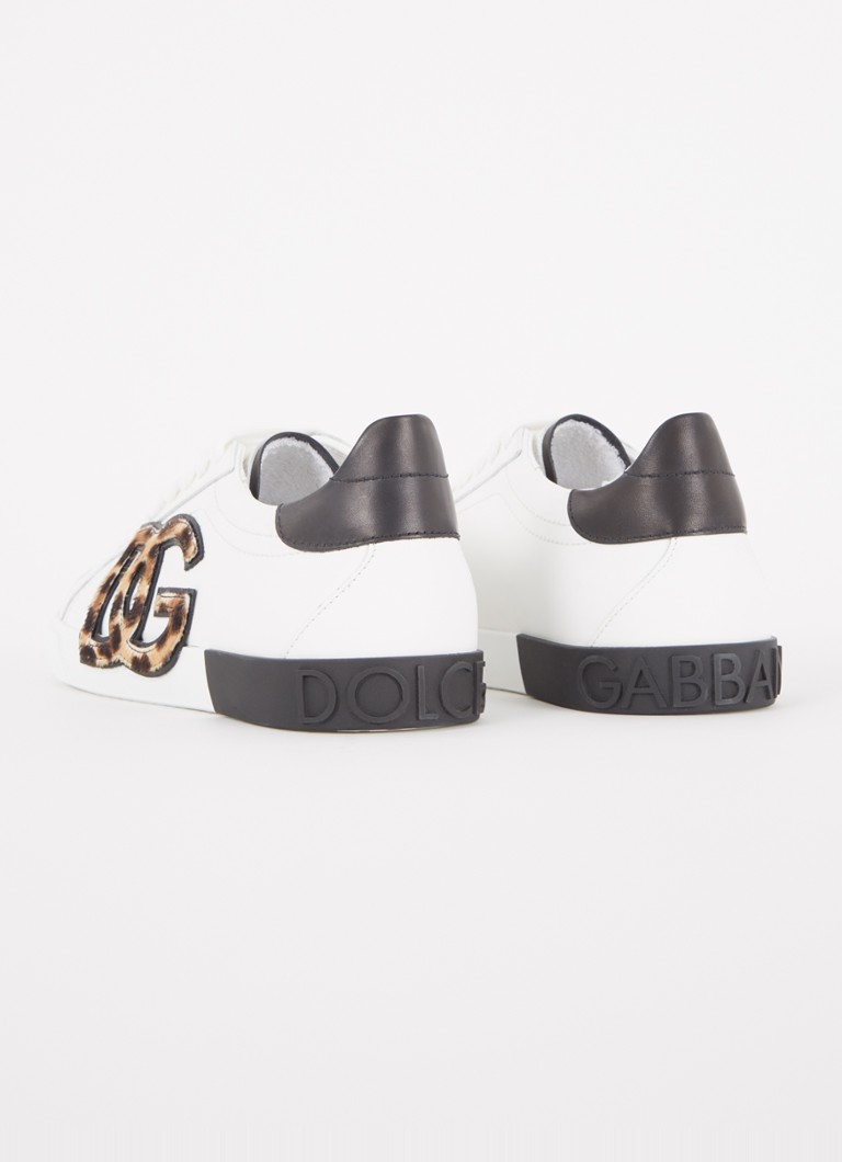 Dolce & Gabbana calfskin sneaker with logo