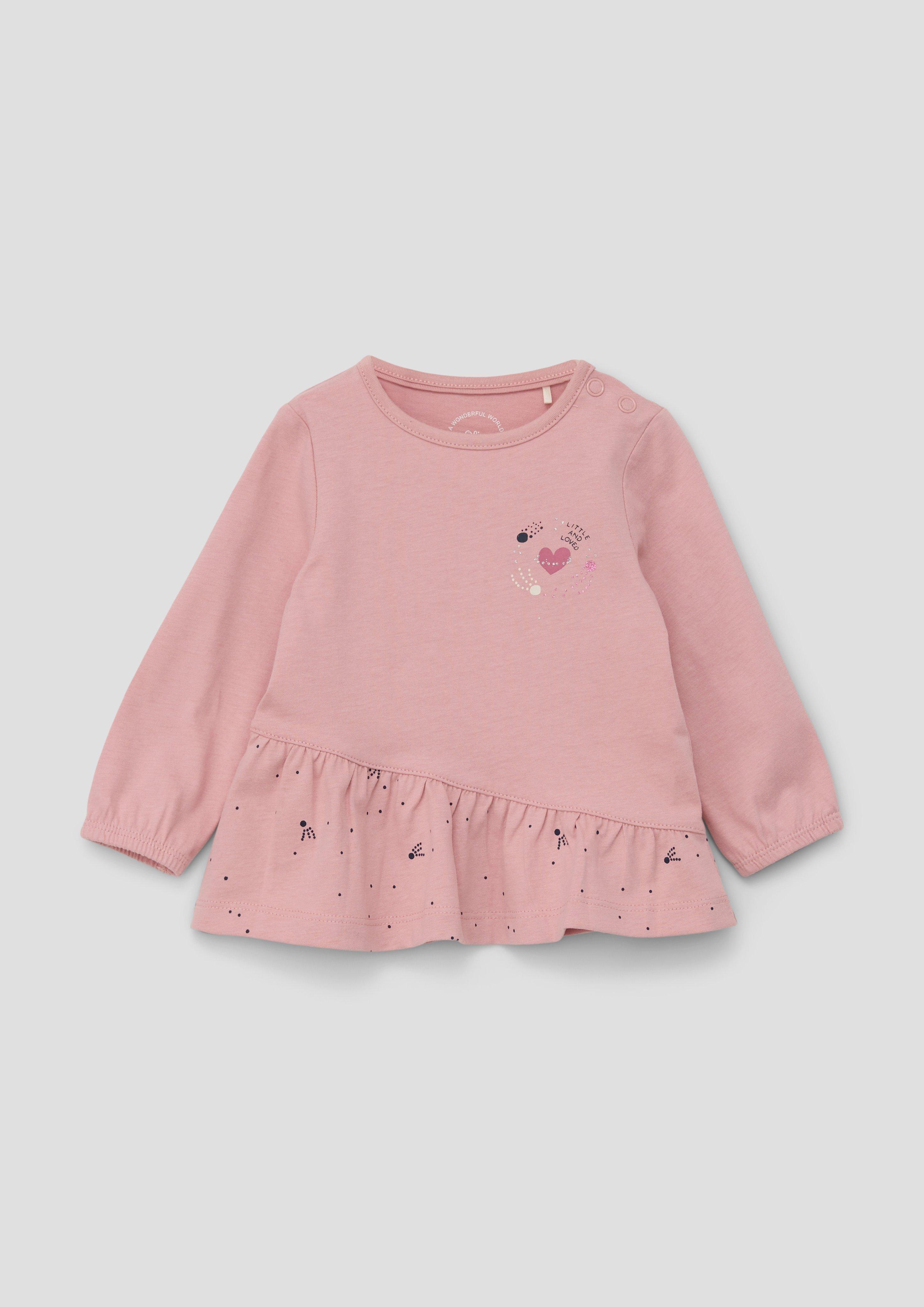 Longsleeve mit Volant  2137470-4261