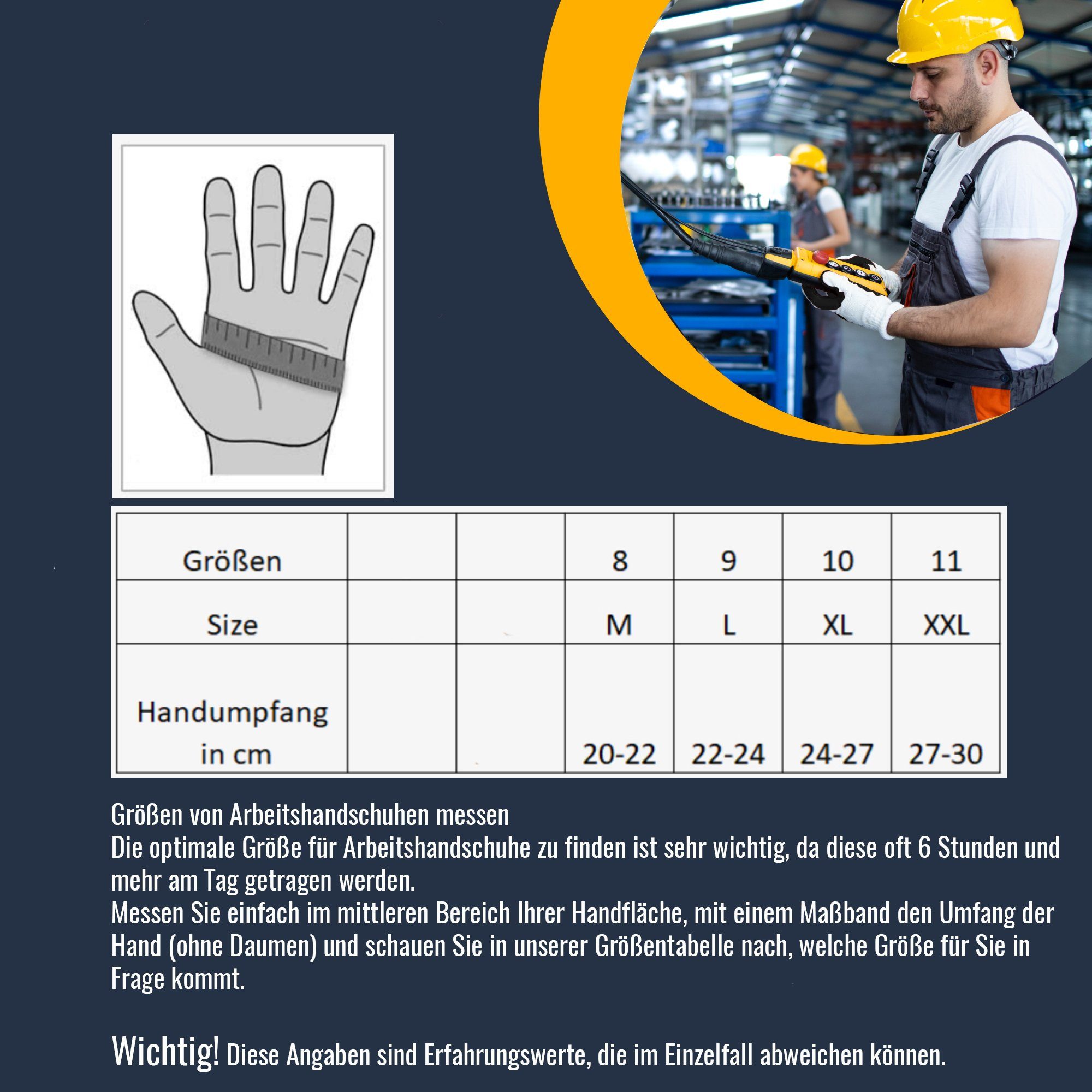 GUARD 5 Arbeitshandschuhe Leder- Gartenhandschuhe aus weichem Nappaleder (Art. 11700) hochwertige Arbeitshandschuhe für Damen & Herren