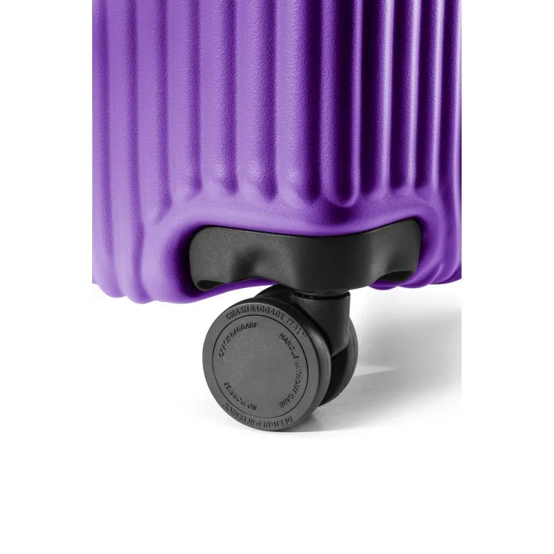 Crash Baggage Stripe Kabinengepäck S (55 cm) - Grape Violet