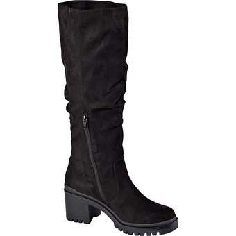 s.Oliver Langschaftstiefel in schwarz