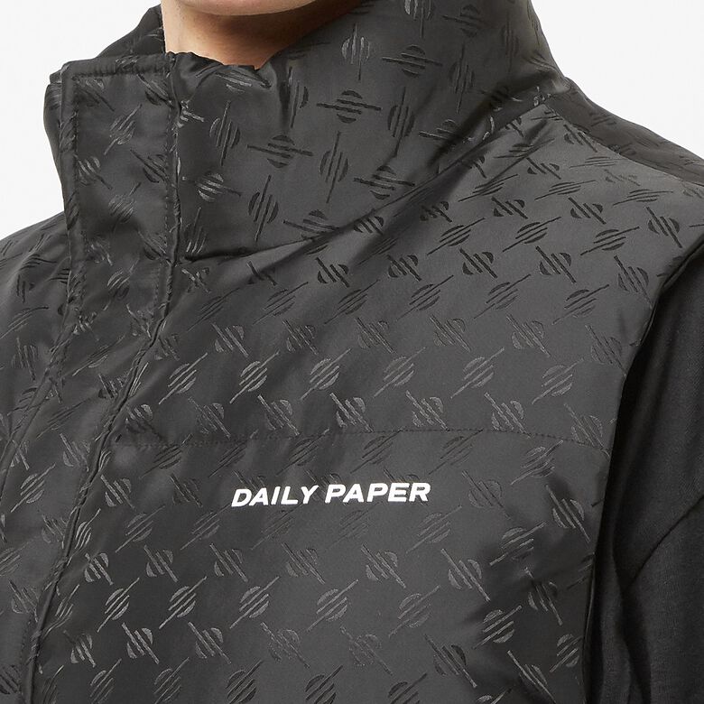 Daily Paper Pondo Bodywarmer Monogram black