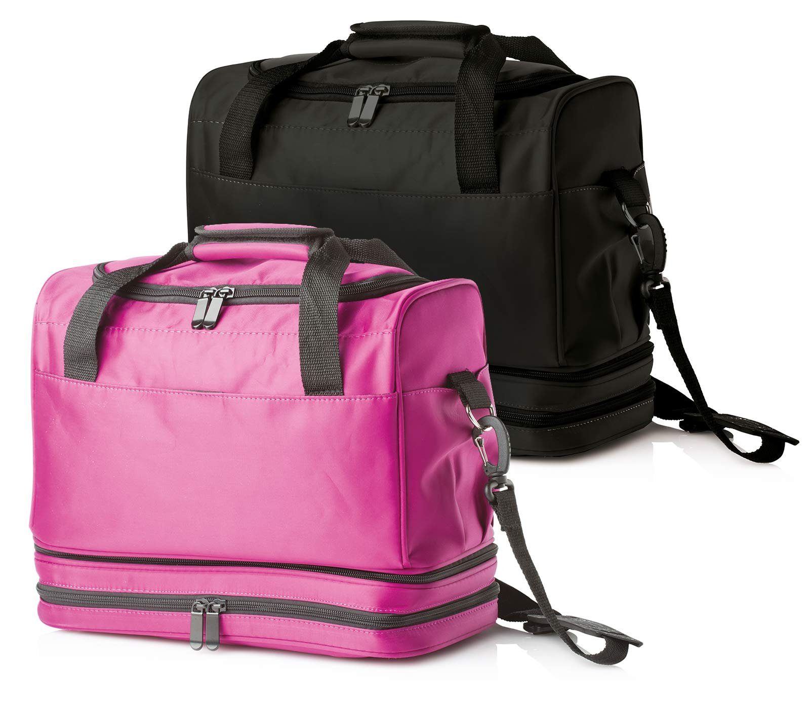 Kosmetex Kosmetikkoffer Große Friseurtasche mit Schultergurt, Friseurwerkzeug Scherentasche