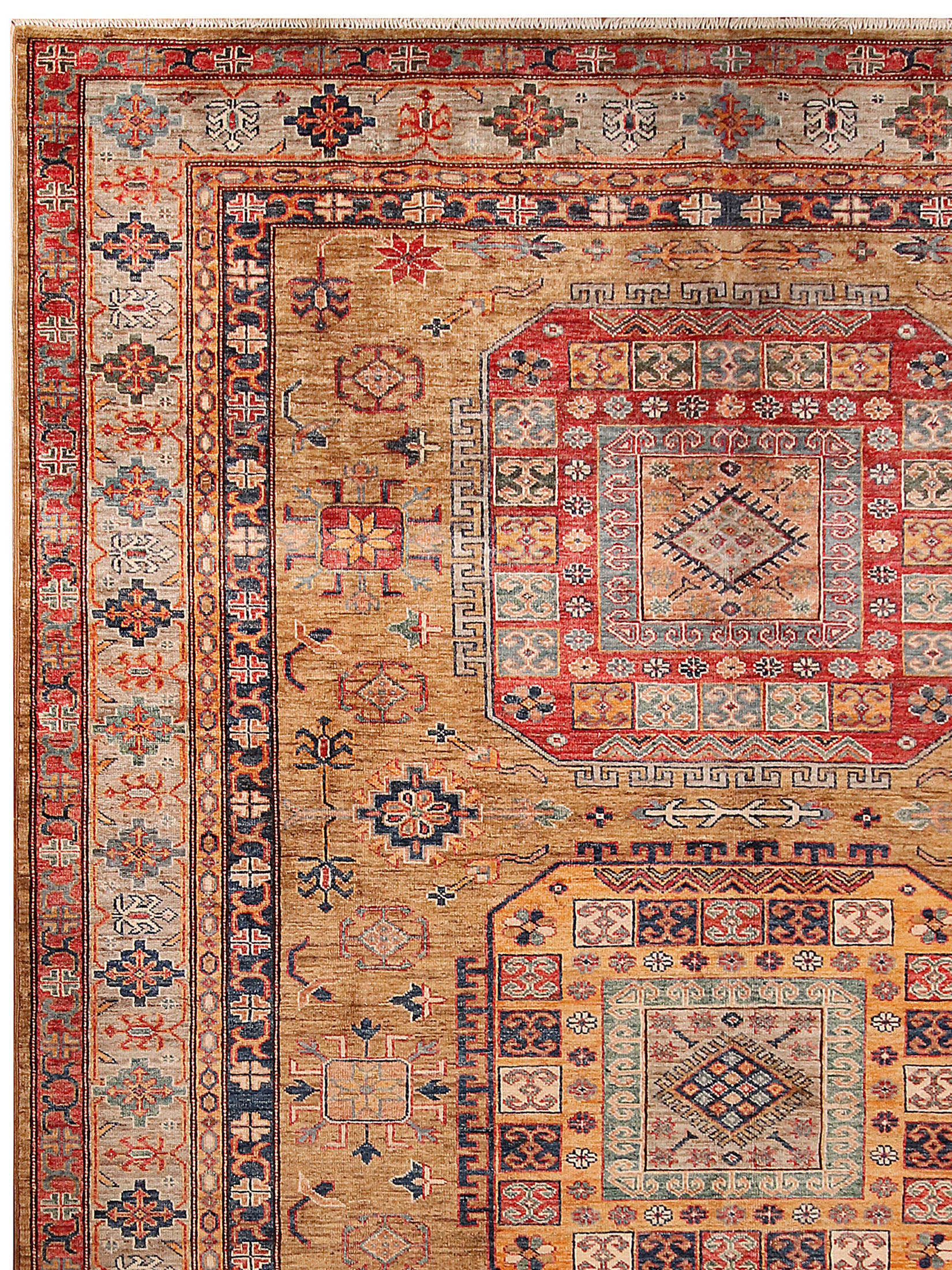 Kazak Ghazni ca. 195 x 299 cm, Unikat / Einzelstück