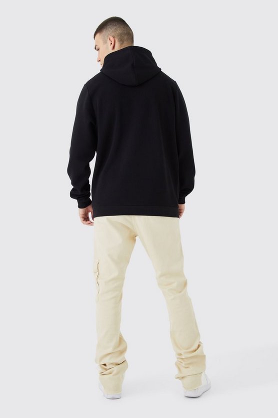 Tall Slim-Fit Cargohose mit Moto-Aufnäher