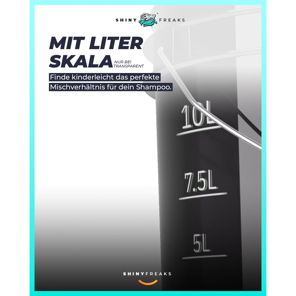 chemicalworkz Performance Buckets Wascheimer 3,5GAL Schwarz