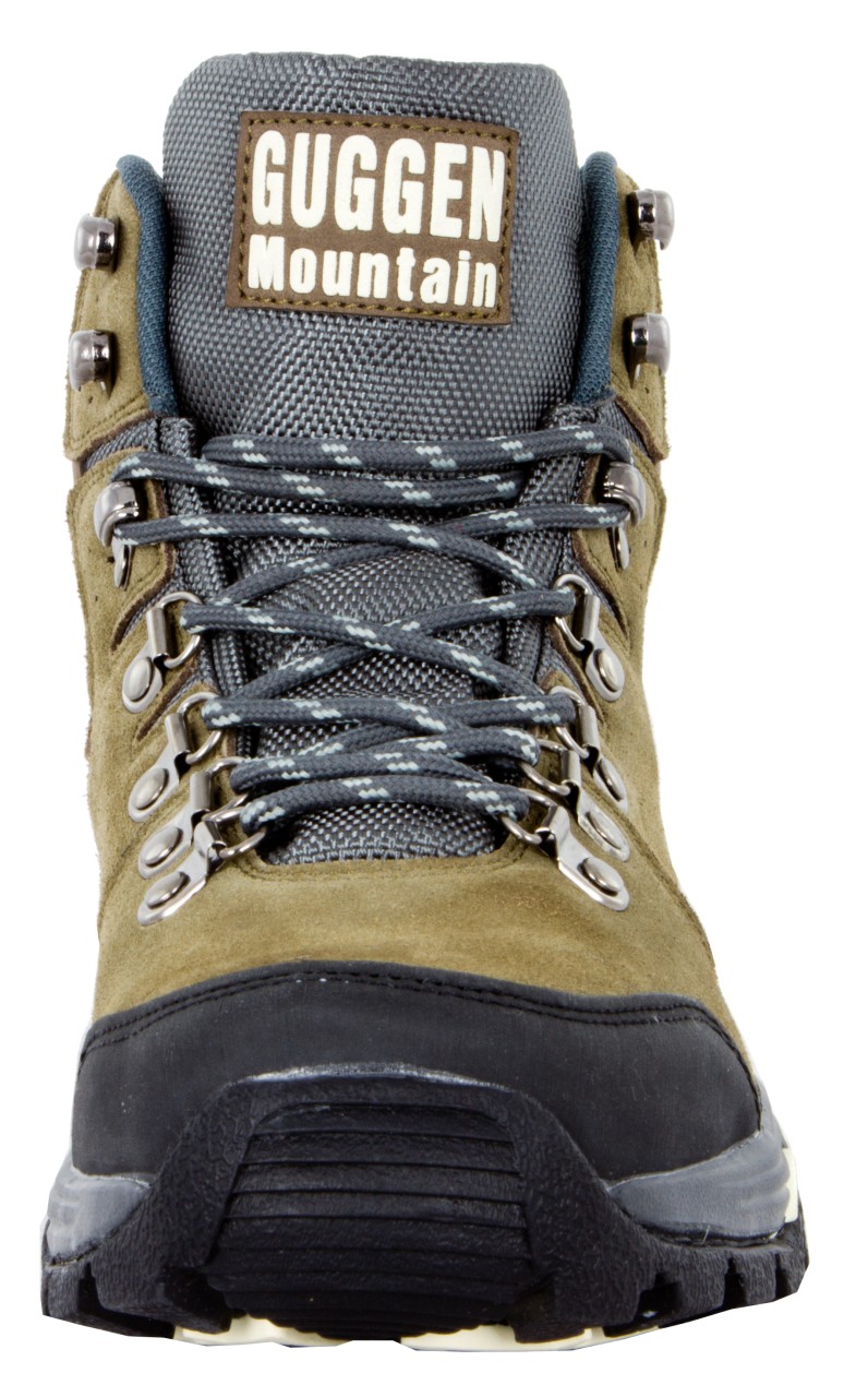 GUGGEN MOUNTAIN Freizeit Schnürer braun Wanderschuh von GUGGEN Mountain