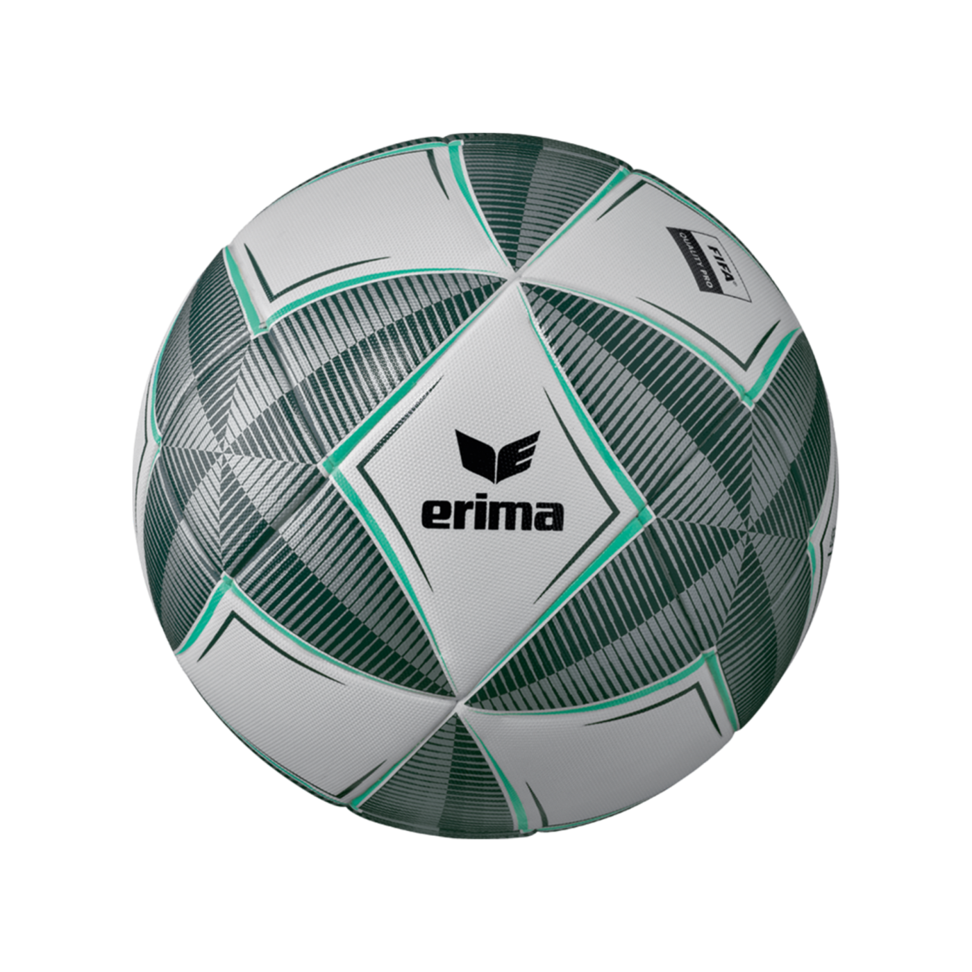Erima Senzor-Star Pro Trainingsball Schwarz türkis