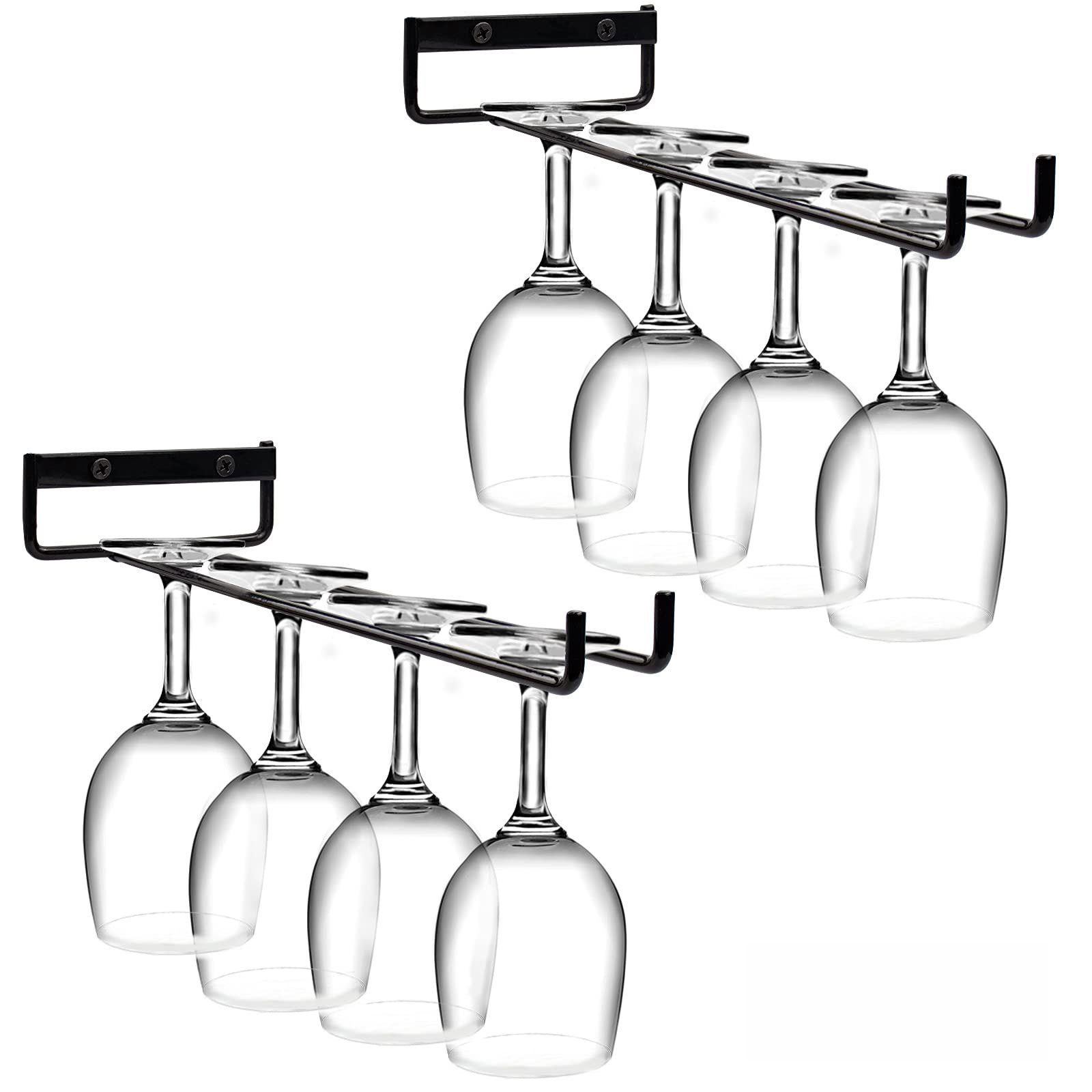 Sarfly Gläserhalter Weinglashalter Hängend, Weingläser Halter Regal, für Cup Display Stand Verwendet in der BarWeinschrank, Küche