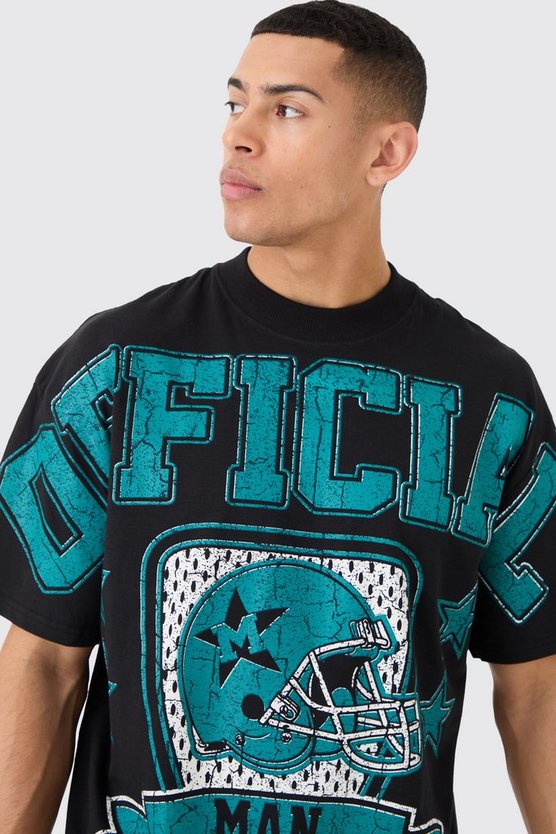 Oversize T-Shirt mit Print