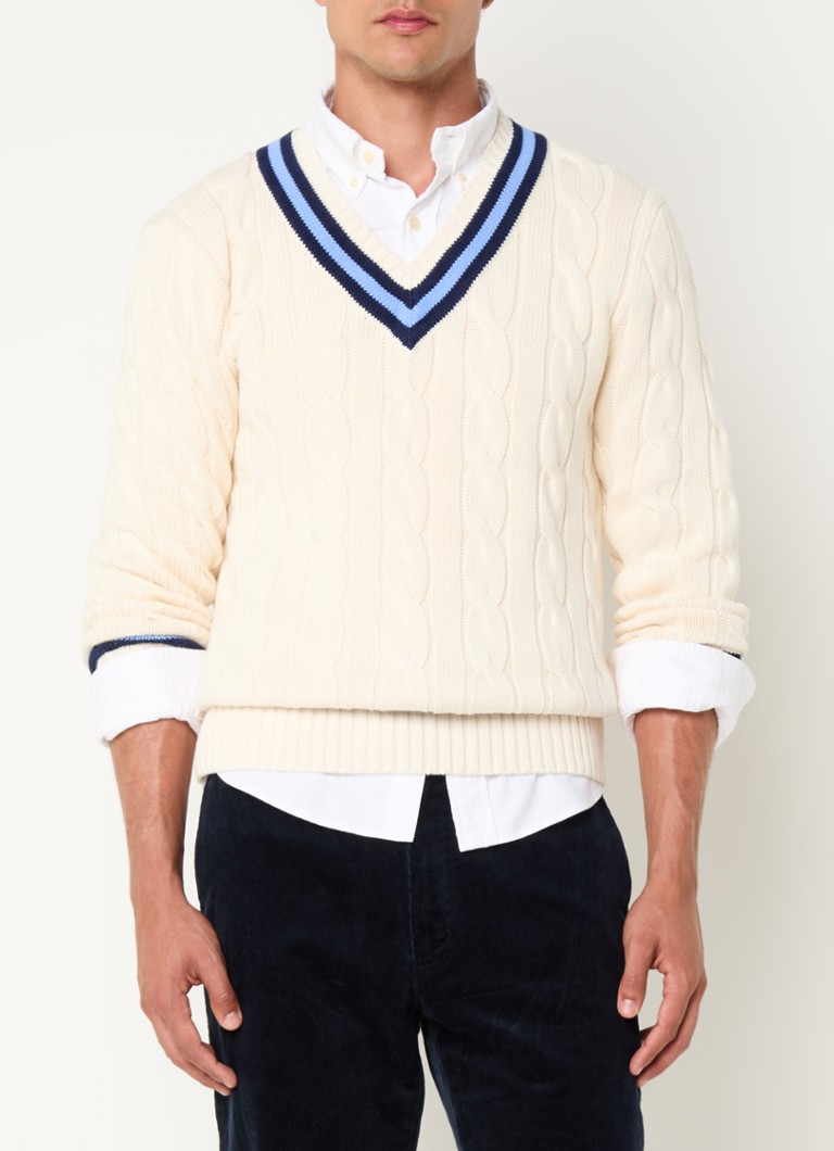 Ralph Lauren Cable-knit V-neck sweater