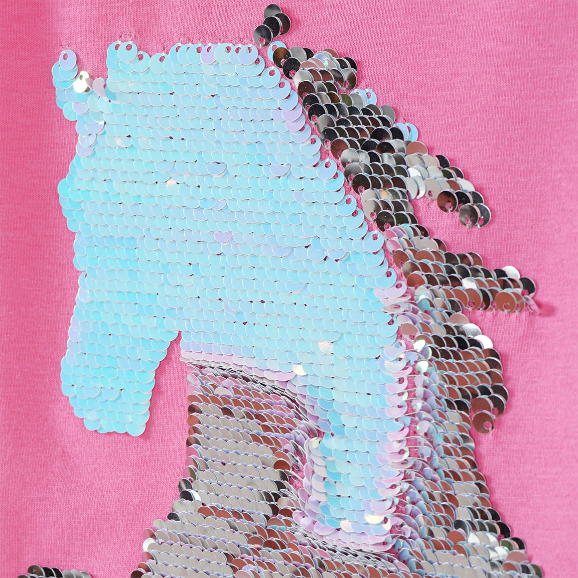 Mädchen T-Shirt mit Wendepailletten