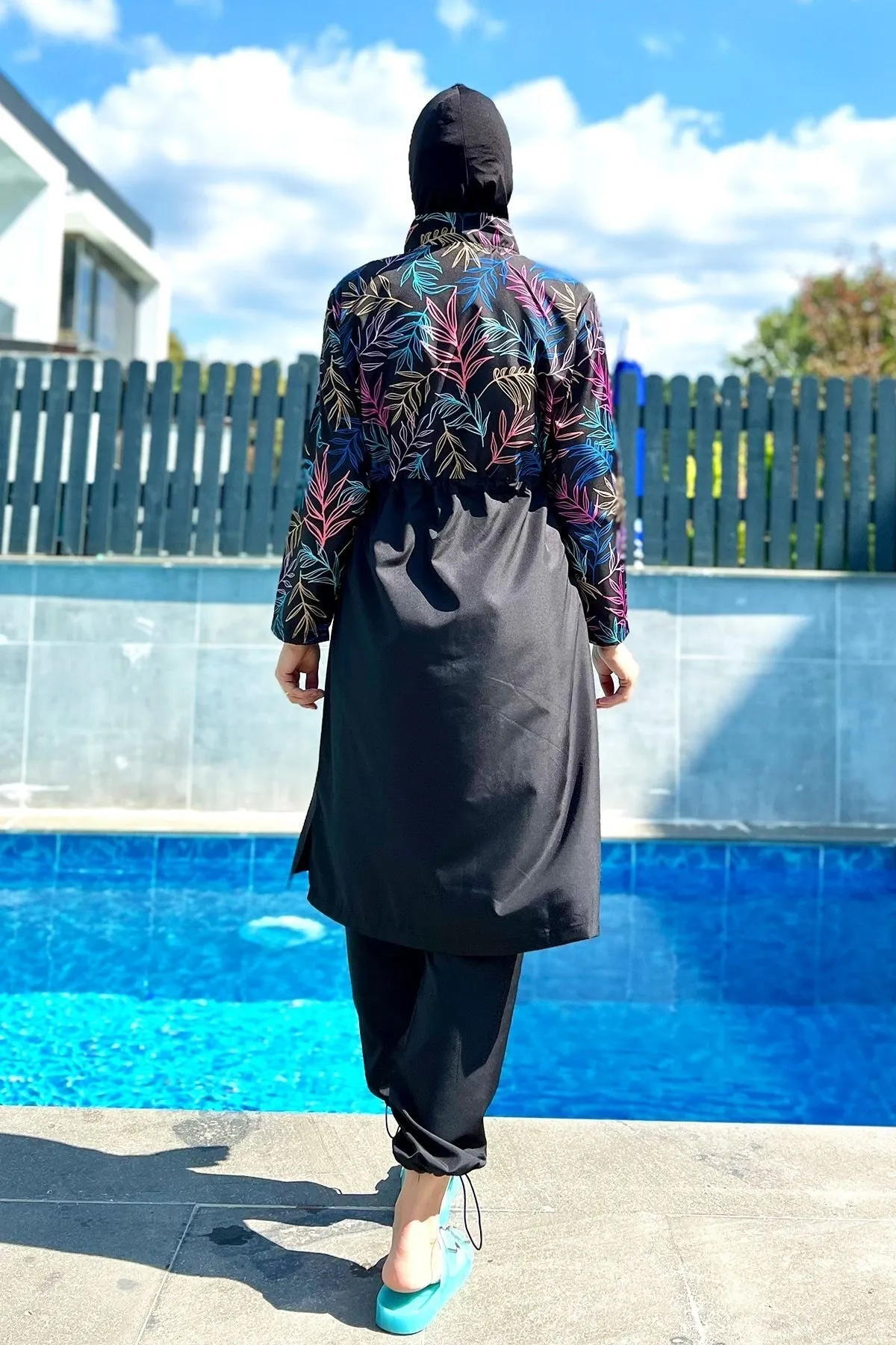 Remsa Mayo  Vollständig bedeckter Hijab-Badeanzug mit Fallschirm R038 Beren