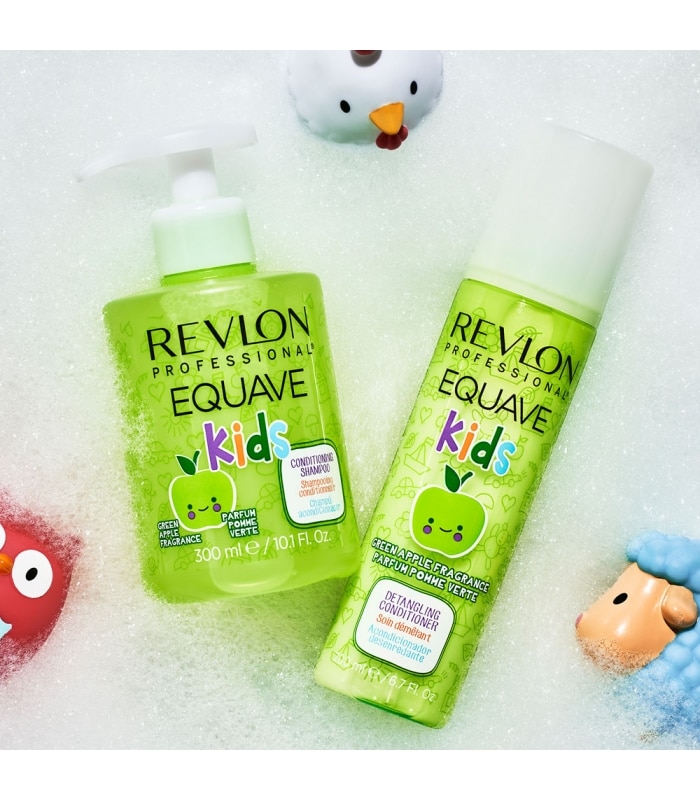 REVLON PROFESSIONAL-EQUAVE KIDS-Shampoing doux démêlant pour enfants - Parfum Pomme