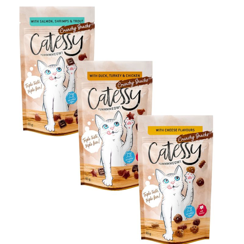 Sparpaket Catessy Knuspersnacks 15 x 65 g zu TOP-Preisen | bitiba