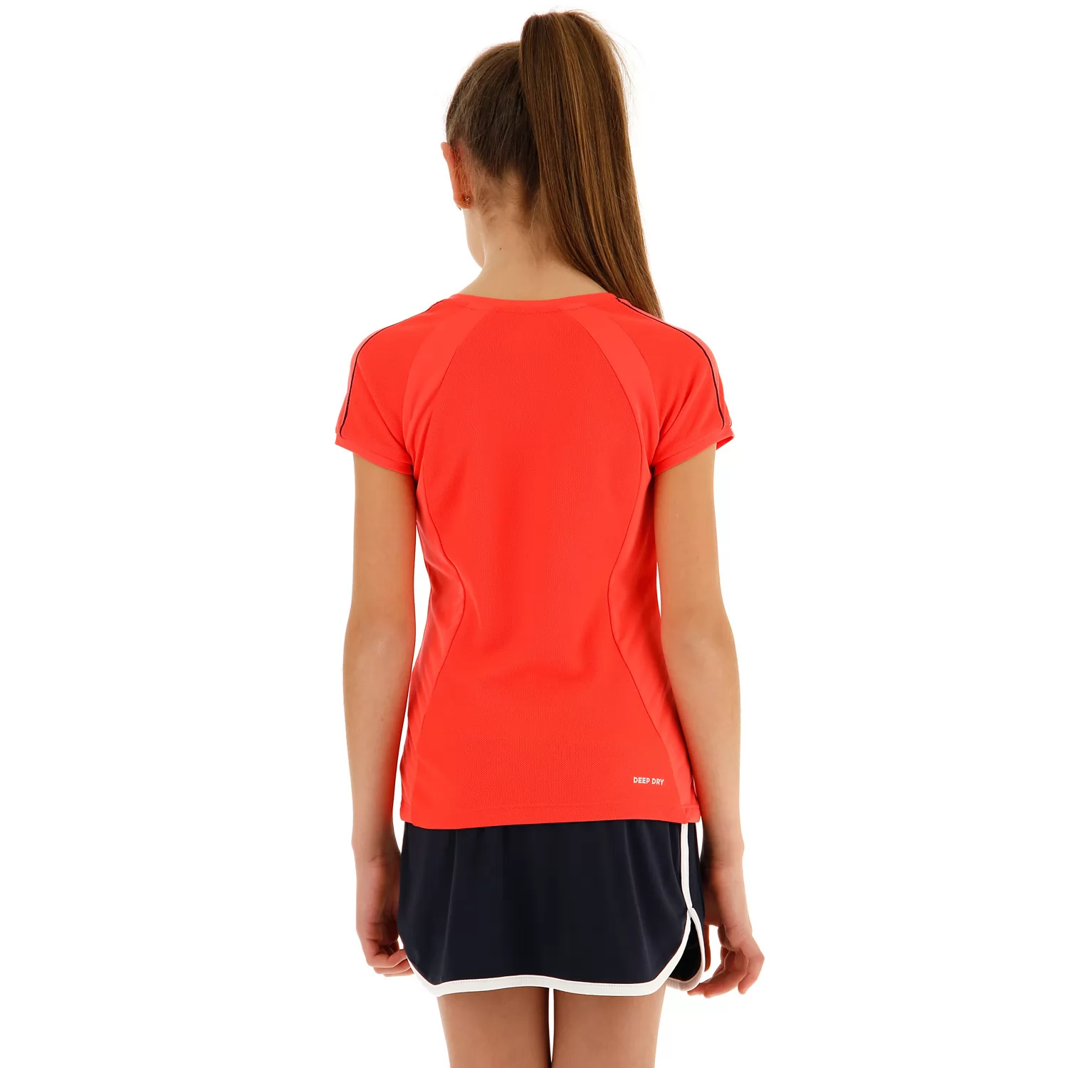 SQUADRA G TEE PL RÖD FLUOR