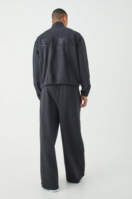 Kastiges Oversize Sweatshirt mit Trichterkragen