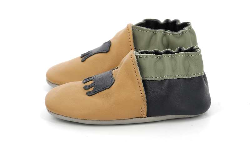 Chaussons cuir Only Bear Plg