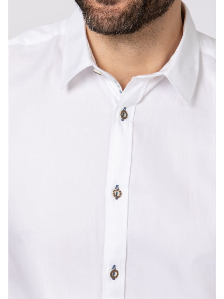 Stockerpoint Stockerpoint Trachtenhemd Peter in weiss-blau günstig kaufen