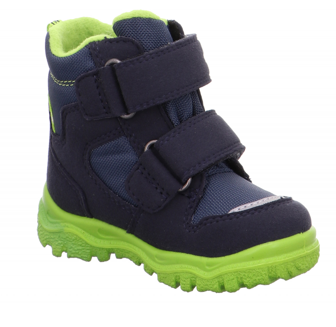 HUSKY1 - Blau/Grün Boots mit Klettverschluss