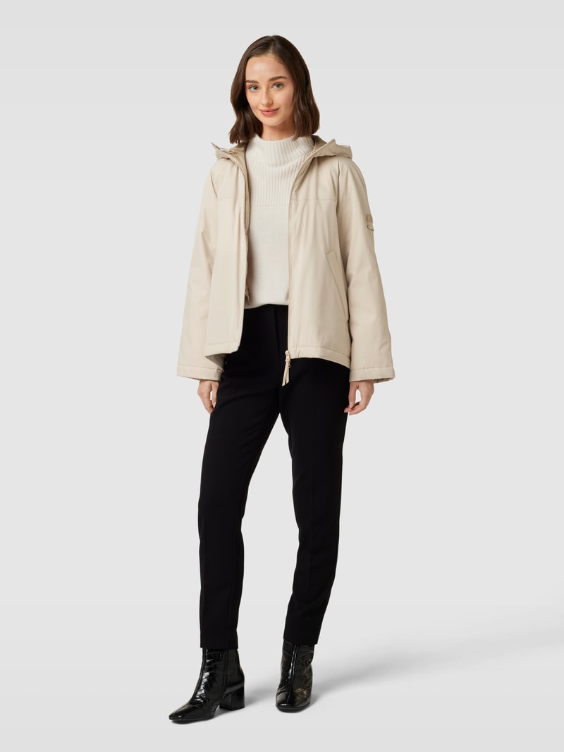 Jacke mit Kapuze Modell 'DELIS' in offwhite