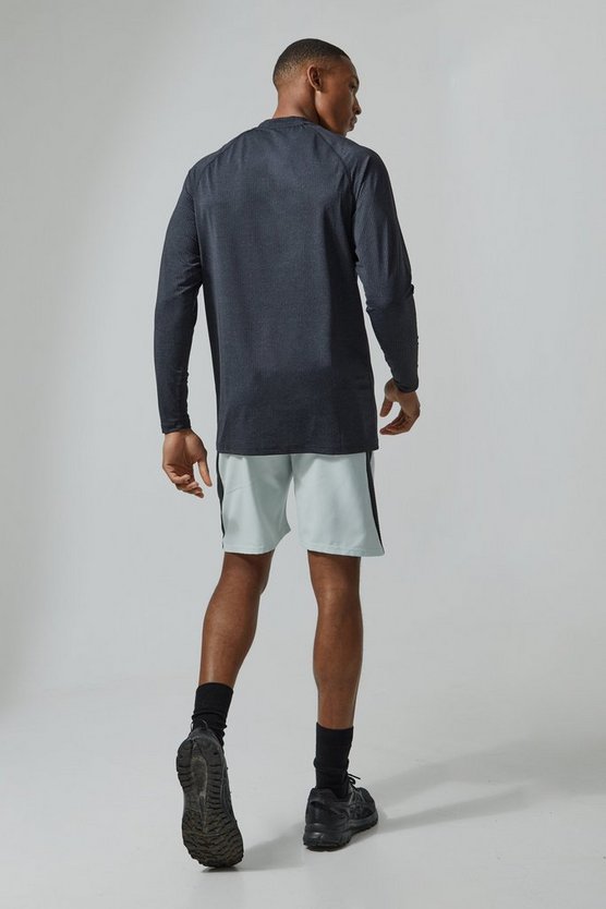 Man Active Slim-Fit Mesh-Oberteil