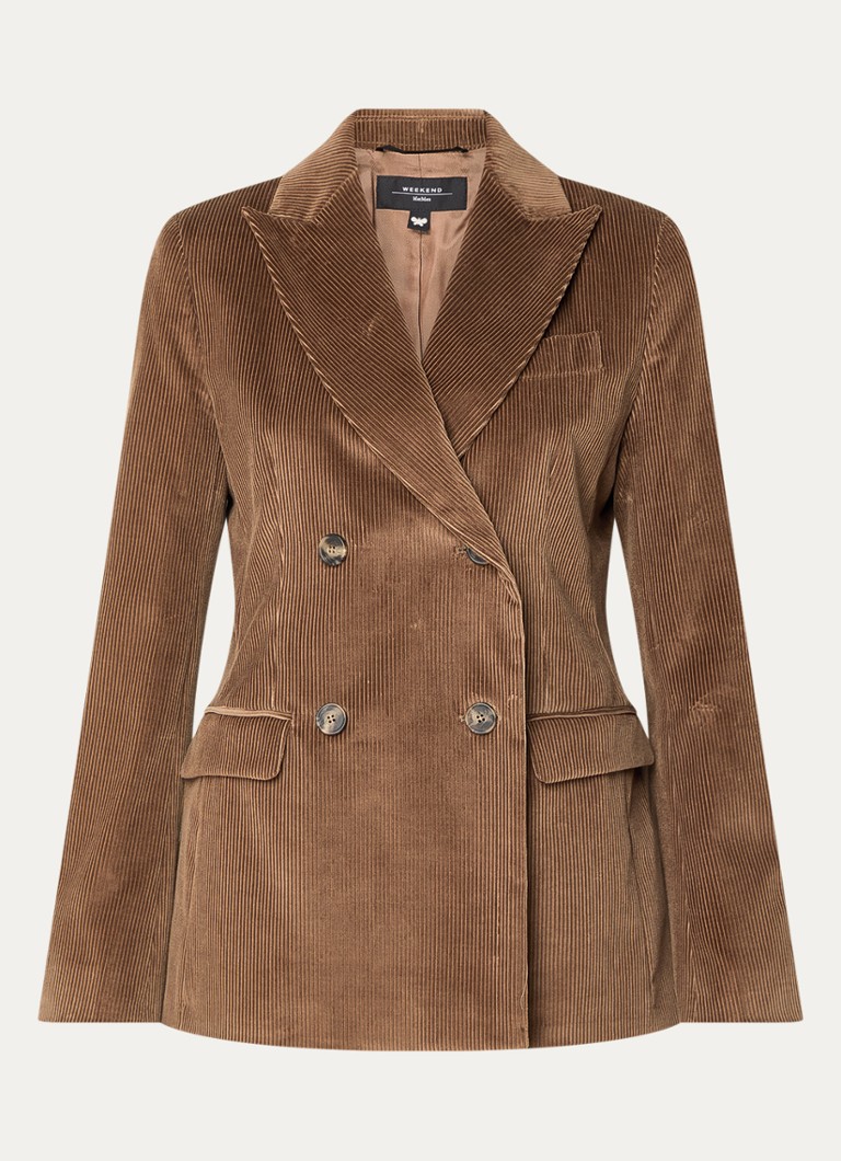 Dvouřadé sako MaxMara z coduroy