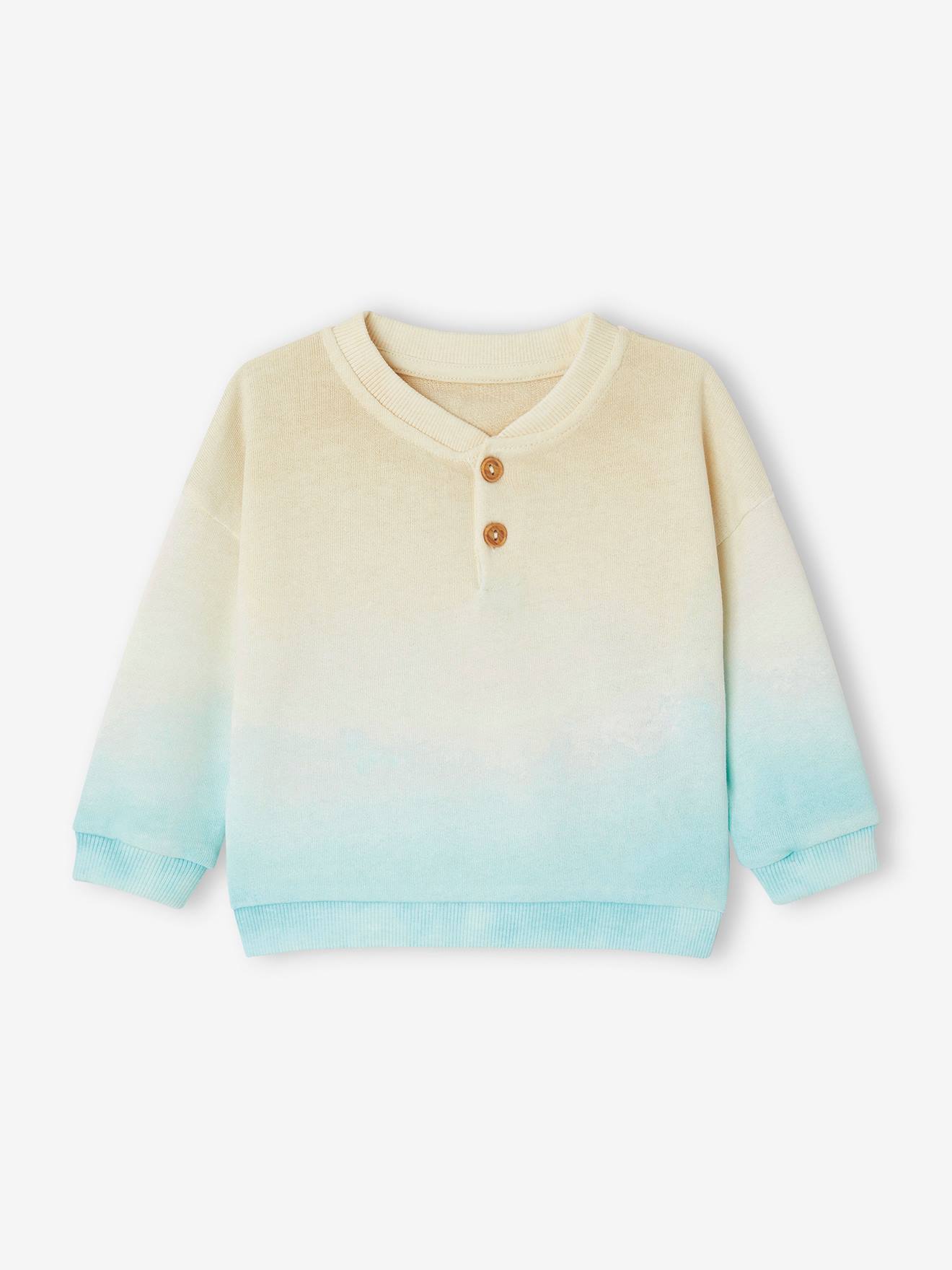 Vertbaudet Baby Sweatshirt mit Recycling-Polyester - himmelblau