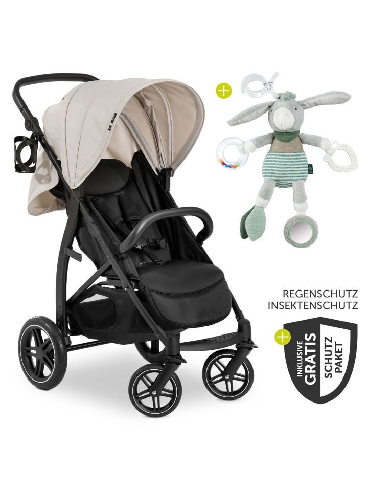 Hauck Buggy Rapid 4D (bis 25 kg) - XL Verdeck & in schwarz,beige günstig kaufen onesize