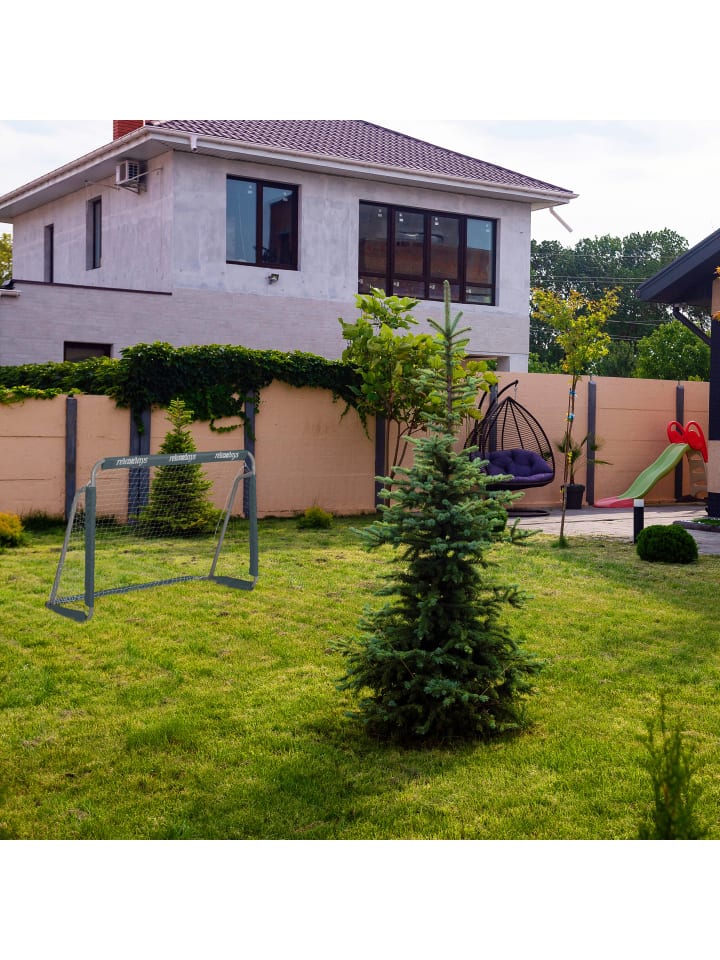 relaxdays Fußballtor in Grau - (B)150 x (H)110 x (T)75 cm günstig kaufen onesize
