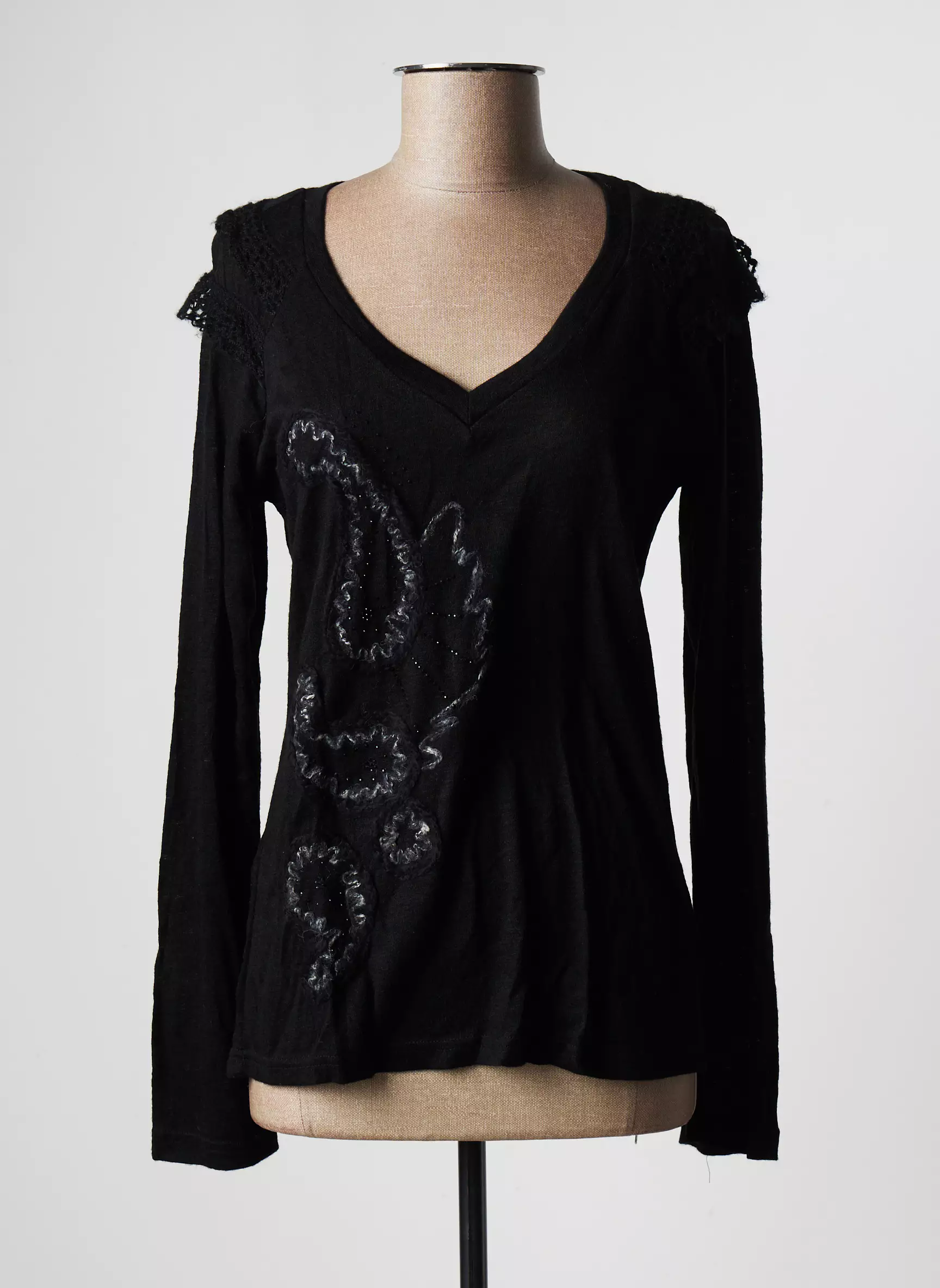 Exquiss S Tops Femme couleur noir
