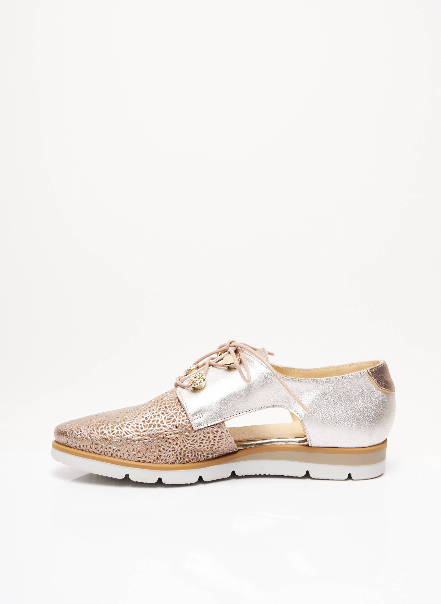 Folie S Derby Femme couleur beige