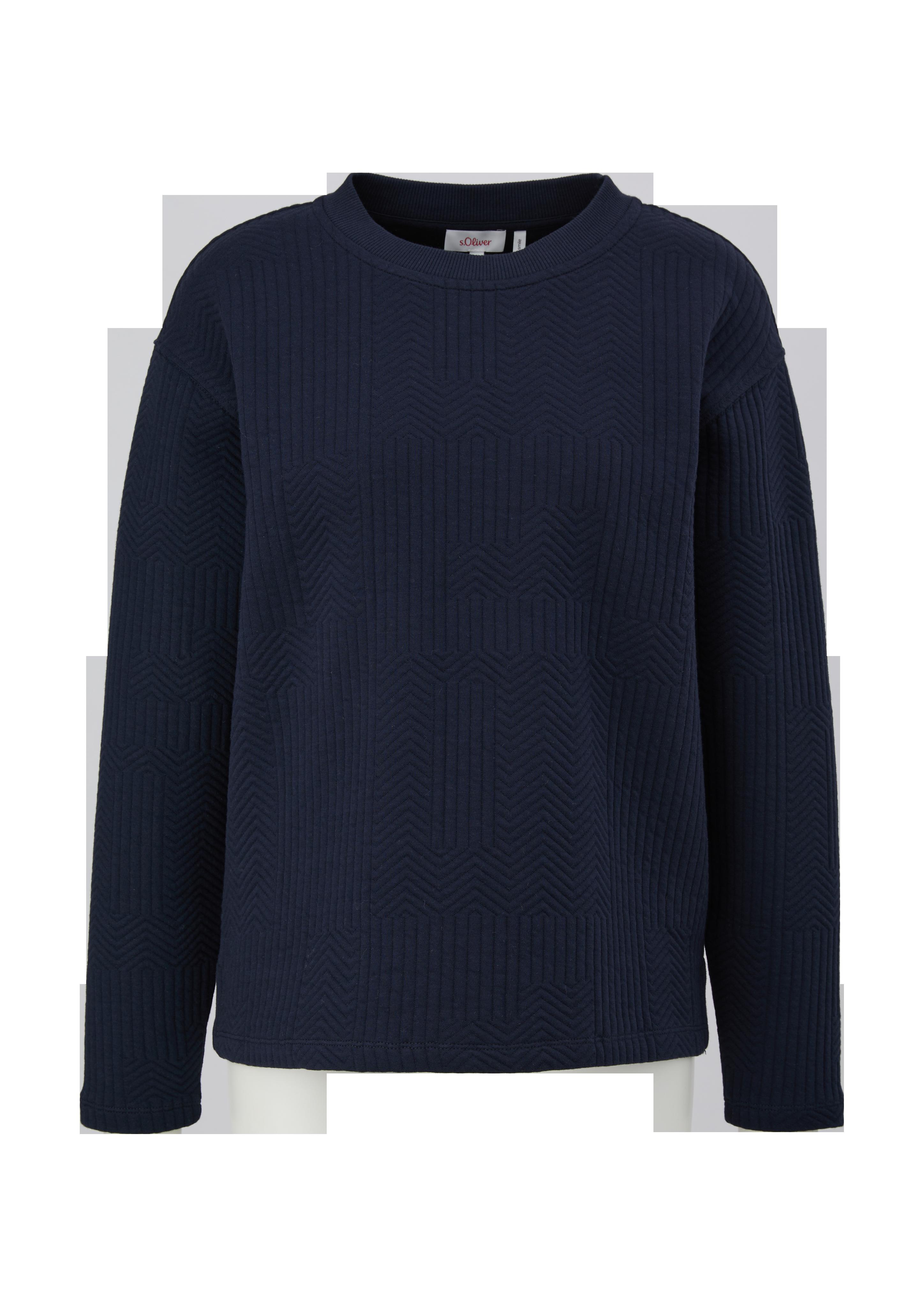 Sweatshirt mit Strukturmuster  2126270-5959